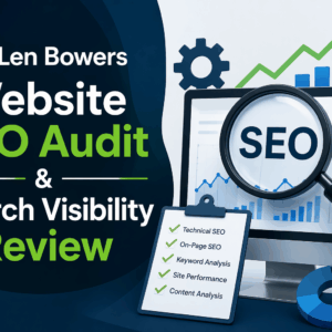 Jon Len Bowers Website SEO Audit